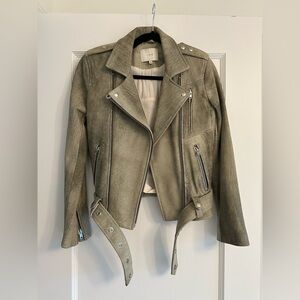 IRO Olive Leather Jacket
